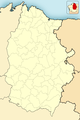 Location map Spain Province of Lugo