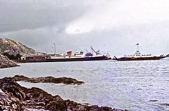 1971 at Kyle of Lochalsh. MV Loch Seaforth car ferry and MV Loch Arkaig.jpg