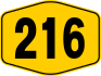 Federal Route 216 shield}}