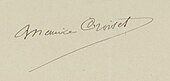 signature de Maurice Croiset