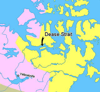 <span class="mw-page-title-main">Dease Strait</span> Waterway in Nunavut, Canada