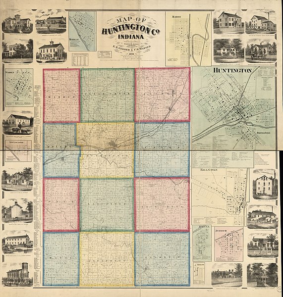 File:Map of Huntington Co., Indiana LOC 2013593187.jpg