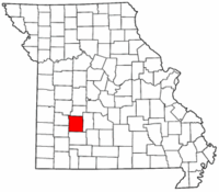 Map of Missouri highlighting Polk County.png