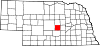 Map of Nebraska highlighting Sherman County.svg