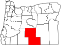 Map of Oregon highlighting Lake County.svg