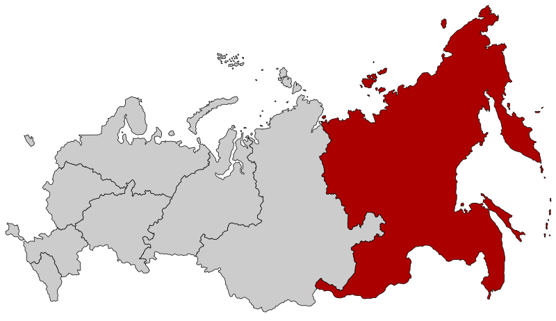 File:Map of Russia - Far Eastern Federal District (2018 composition).svg