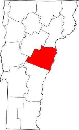 Map of Vermont highlighting Orange County.svg
