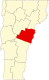 Comitatul Orange map