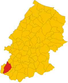 Localizarea Bojano în Provincia Campobasso