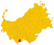 Lokasi Semestene di Provinsi Sassari