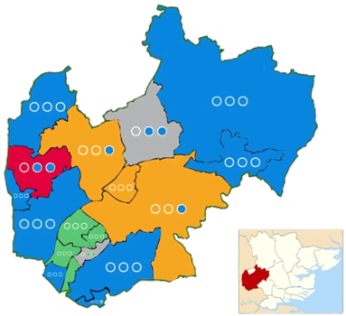 Map of the results of the 2024 local elections in Epping Forest District.png