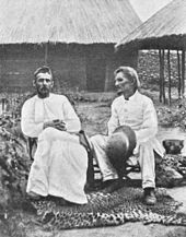 Archdeacon Chauncy Maples (left) with fellow missionary Rev. W.P. Johnson in 1895 Maples and Johnson.jpg