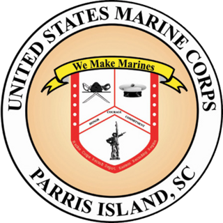 <span class="mw-page-title-main">Marine Corps Recruit Depot Parris Island</span> US Marine Corps base near Beaufort, South Carolina, US