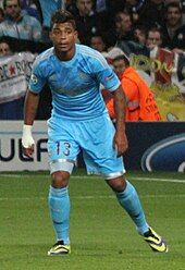 Lemina in azione all'OM nella stagione 2013-2014