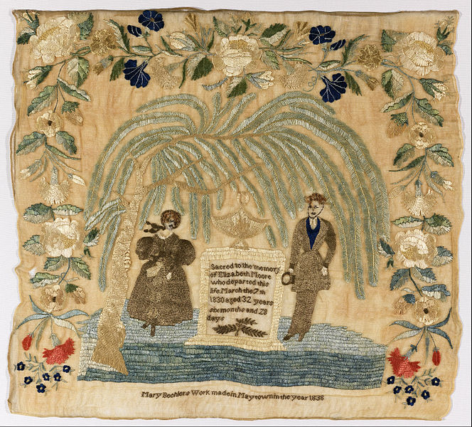 File:Mary Bechler - Mourning sampler - Google Art Project.jpg