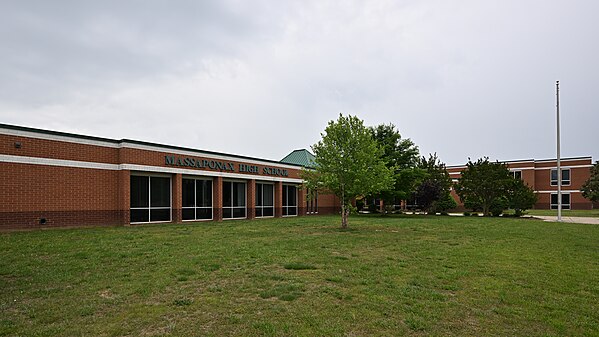 Massaponax High School building, Fredericksburg, VA