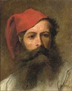 Portrait d'un homme au chapeau turc