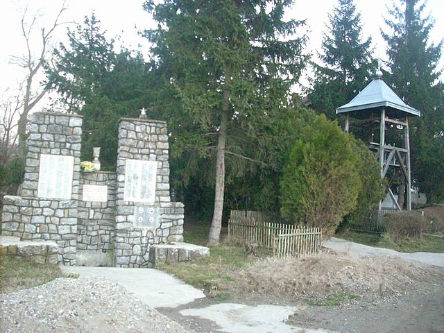 Memorial em Vošanovac.