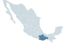 Mexico map, MX-OAX.svg