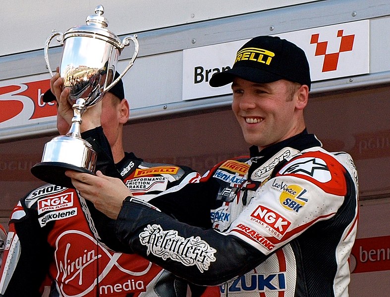 File:Michael Laverty gets his SuperSport championship trophy.jpg