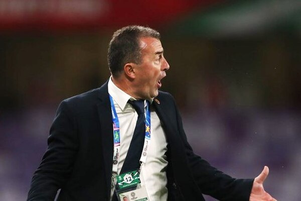 Miodrag Radulović during the 2019 AFC Asian Cup group stage game against Qatar