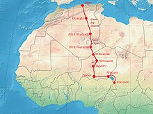 The Foureau-Lamy military expedition sent out from Algiers in 1898 to conquer the Chad Basin and unify all French territories in West Africa. Mission Foureau-Lamy.jpg