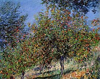 Apple Trees on the Chantemesle Hill Monet w491.jpg