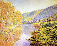 Banks of the Seine at Jeufosse, Autumn Monet w913.jpg