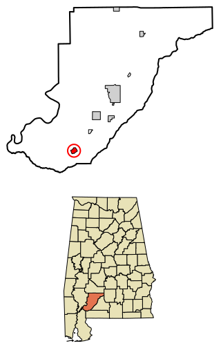 <span class="mw-page-title-main">Uriah, Alabama</span> Census-designated place in Alabama, United States