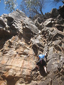 Zona de Boulder Bridge en Morialta, Australia