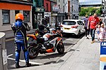 Миниатюра для Файл:Motorcyclists about to head off, Omagh - geograph.org.uk - 6195383.jpg