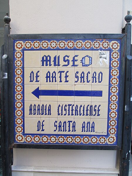 File:Museo de Arte Sacro sign.JPG