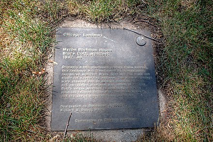 Marker Myron Bachman House, Chicago 2015-22.jpg