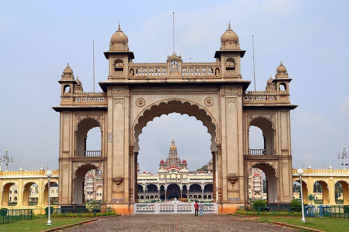 Mysore Palace Karnataka India Vector Stock Vector (Royalty Free) 1393547606  | Shutterstock