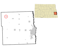 Location of Page, North Dakota