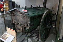 A field bakery used by the Grande Armée, captured at the Battle of Waterloo and displayed at the Royal Logistic Corps Museum