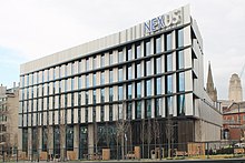 The Nexus building at the University of Leeds, where the devolution deal was signed Nexus Leeds.jpg