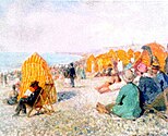 La plage à Dieppe (1929)