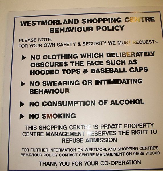 File:No swearing or intimidating behaviour - geograph.org.uk - 1199194.jpg