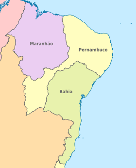 Localização de Pernambuco