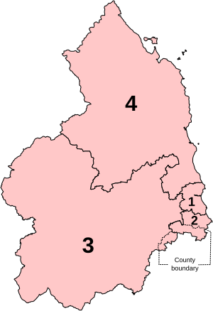 Current constituencies in Northumberland