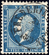 8 σκίλινγκ (μπλε), 1856