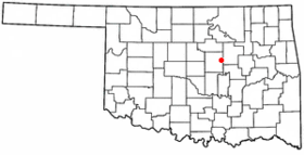 Localisation de Stroud, Oklahoma