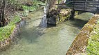 Zusammenfluss von Oberburger Mülibach (links) und Luterbach/Chrouchtalbach