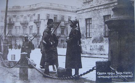 French troops in Odesa, 1919