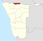 Ohangwena in Namibia.svg