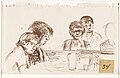 Съдебна скица от процесите на „Ню Хейвън Черната пантера“, Робърт Темпълтън, 1971