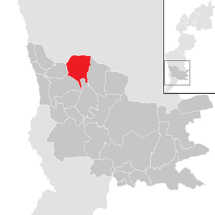 Location of the municipality of Olbendorf in the Güssing district (clickable map)