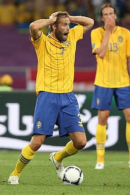 Olof Mellberg Euro 2012 vs France