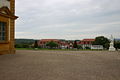 Blick vom Schloss auf die Orangerie